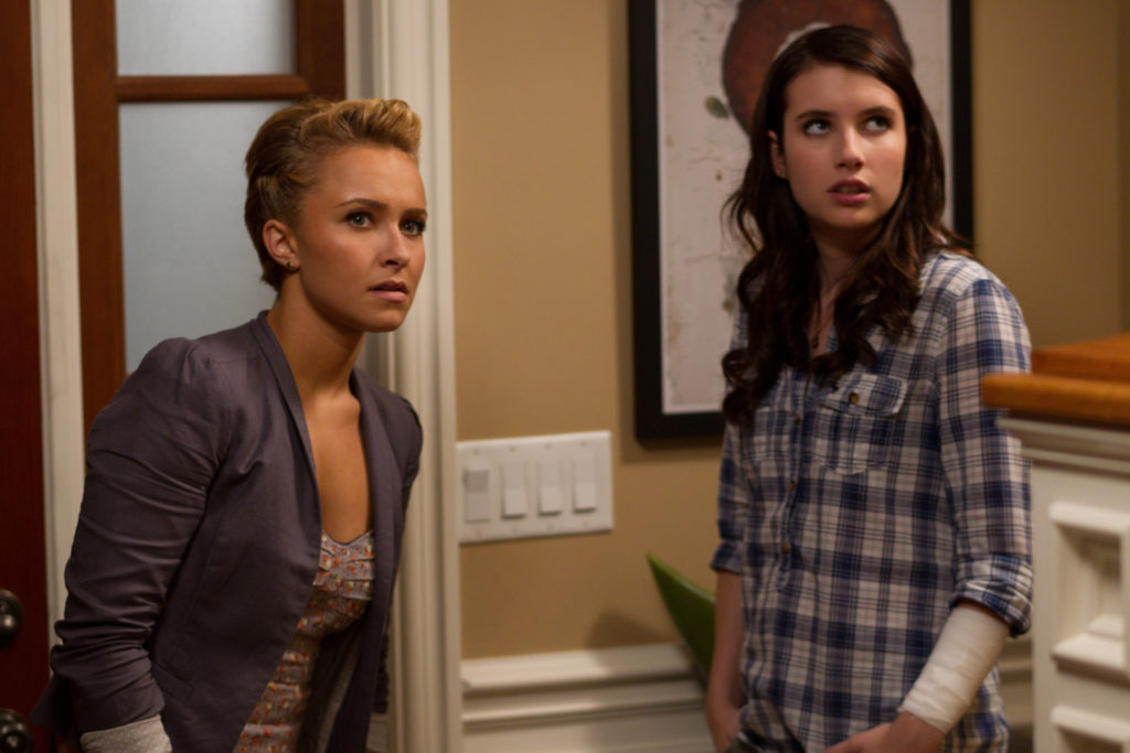 Hayden Panettiere and Emma Roberts Scream in Scream 4