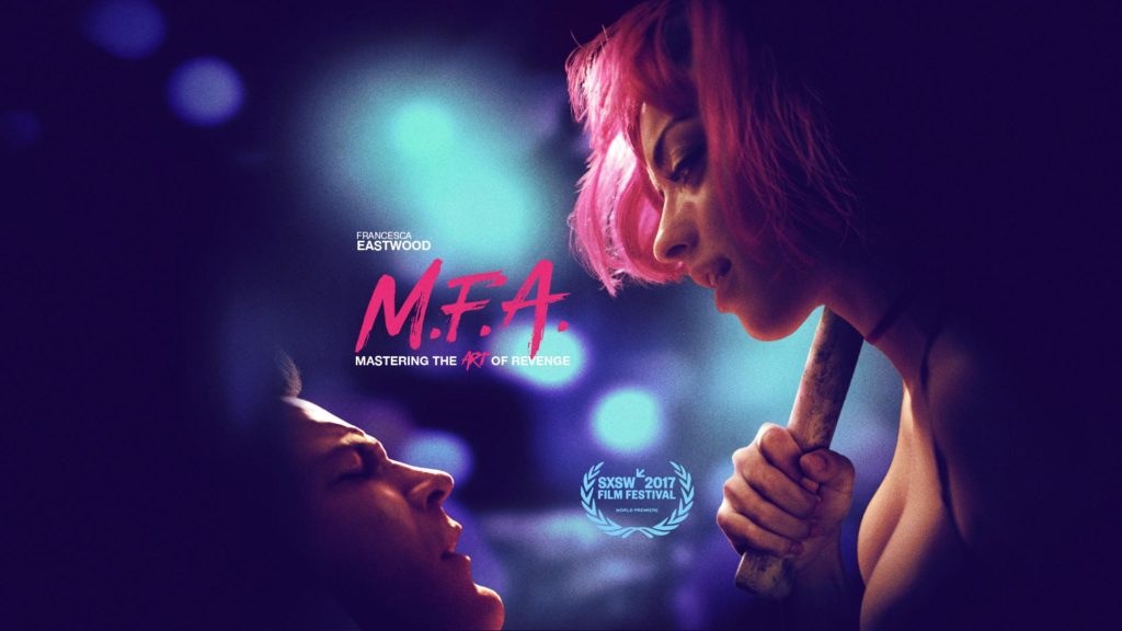 Movie poster for M.F.A. with Francesca Eastwood