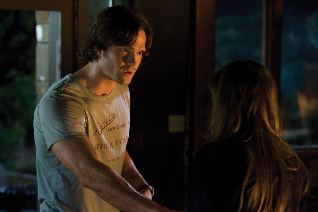 Jared Padalecki and Danielle Panabaker in Friday The 13th